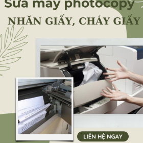 Chuyên Sửa Máy Photocopy Nhăn & Cháy Giấy Phường Phước Long 