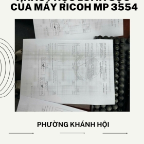 Dịch Vụ Khắc Phục Lỗi In Sọc Ricoh MP 3554 Tại Phường Khánh Hội