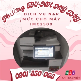 Dịch Vụ Nạp Mực Máy IMC2500 Phường Thạnh Mỹ Tây Tận Nơi Giá Rẻ