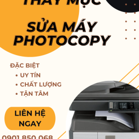 Dịch Vụ Sửa Máy Photo Chuyên Nghiệp Tại Phường Tân Bình – Có Nạp Mực 