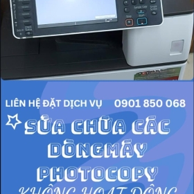 Dịch Vụ Sửa Máy Photocopy Không Chạy Phường Phước Long – Khắc Phục Lỗi Hiệu Quả 