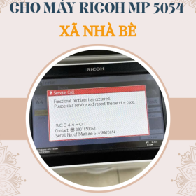 Khắc Phục Lỗi SC 544-01 Máy Ricoh MP 5054 Tại Xã Nhà Bè Nhanh Chóng