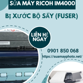 Khắc Phục Lỗi Xước Bộ Sấy Ricoh IM4000 Tại Phường Xuân Hòa