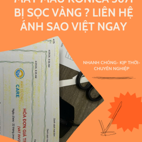Khắc phục máy Konica 367i bị sọc vàng hiệu quả | Ánh Sao Việt