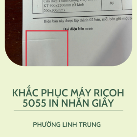 Khắc Phục Máy Ricoh 5055 In Nhăn Giấy Tại Phường Linh Trung Nhanh Chóng