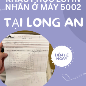 Sửa chữa máy Ricoh 5002 bị nhăn giấy khi in tại Long An – Hỗ trợ tận nơi