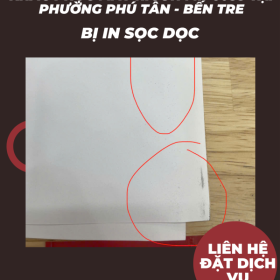 Sửa Lỗi In Sọc Dọc Máy Ricoh MP 6055 Phường Phú Tân Bến Tre