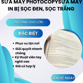 SỬA MÁY IN BỊ SỌC ĐEN, SỌC TRẮNG TẠI PHƯỜNG CHỢ LỚN