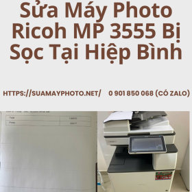 Sửa Máy In Ricoh MP 3555 Bị Sọc Tại Hiệp Bình | Ánh Sao Việt Tận Nơi 