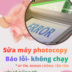 Sửa Máy Photocopy Báo Lỗi Tại Phường Tân Hưng– Không Chạy, Không In