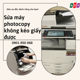 Sửa Máy Photocopy Không Kéo Giấy Phường Cầu Ông Lãnh| Khắc Phục Nhanh, Giá Tốt 