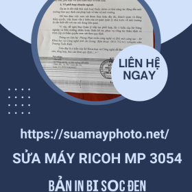 Sửa máy Ricoh MP 3054 In Sọc Đen Tại Phường Long Trường – Bảo Hành Dài Hạn