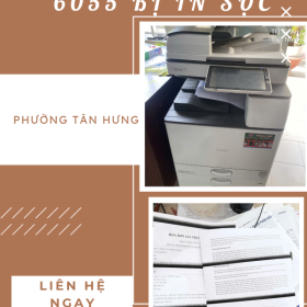 Sửa Máy Ricoh MP 6055 Bị In Sọc Tại Phường Tân Hưng – Kỹ Thuật Nhanh Chóng