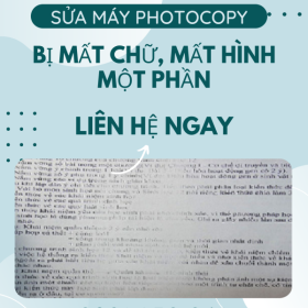 Tại Phường Bình Trưng - Khắc Phục Lỗi In Mất Chữ, Mất Hình Triệt Để 